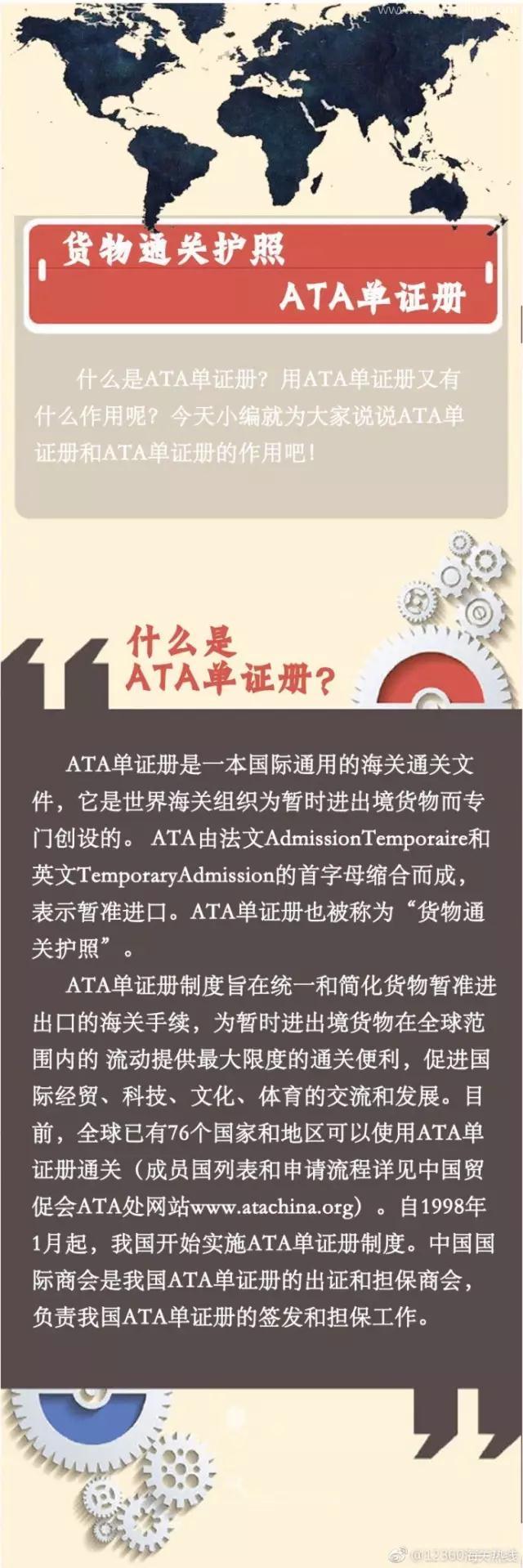 什么是ATA單證冊？用ATA單證冊有什么作用呢？